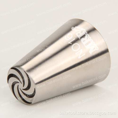 New Stainless Steel Russian Pastry Nozzles for Cake Decoration#NO16